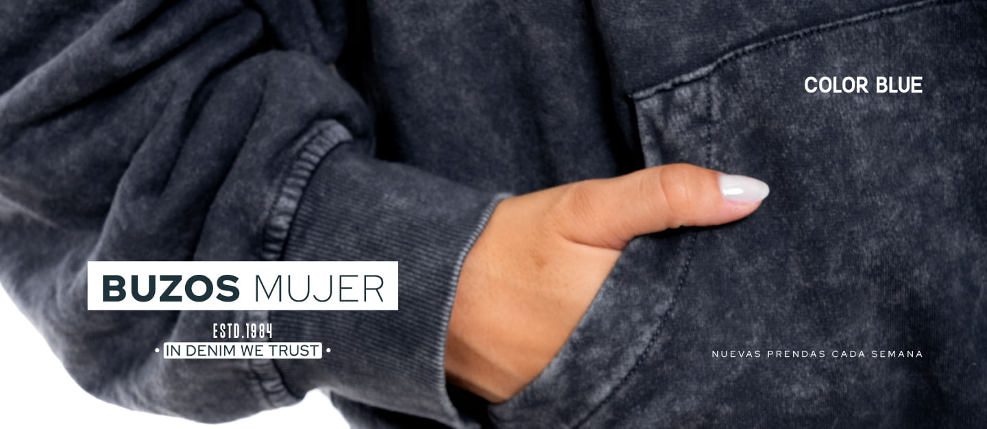 Buzos Mujer Color Blue