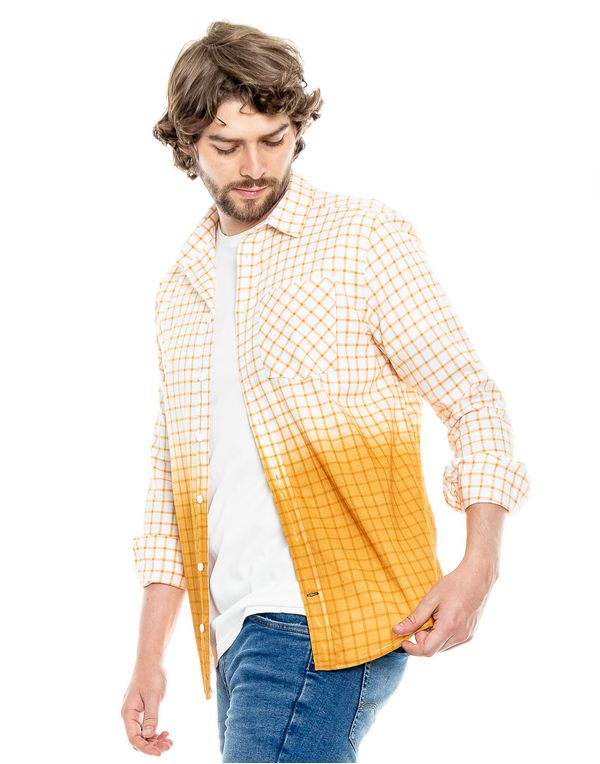 camisa con jean hombre