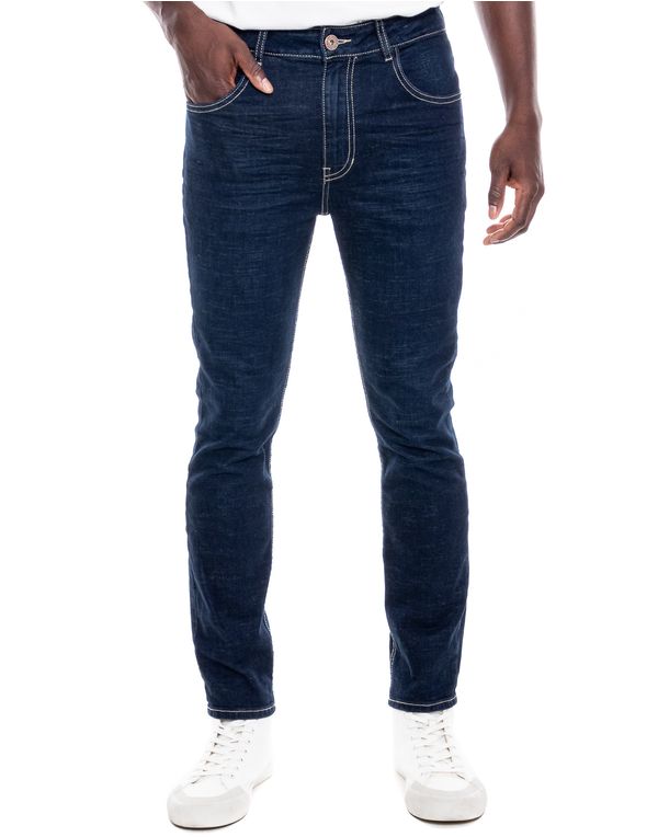 Finanzas Cuyo Suave Jeans para Hombres - Color Blue Tienda de Ropa