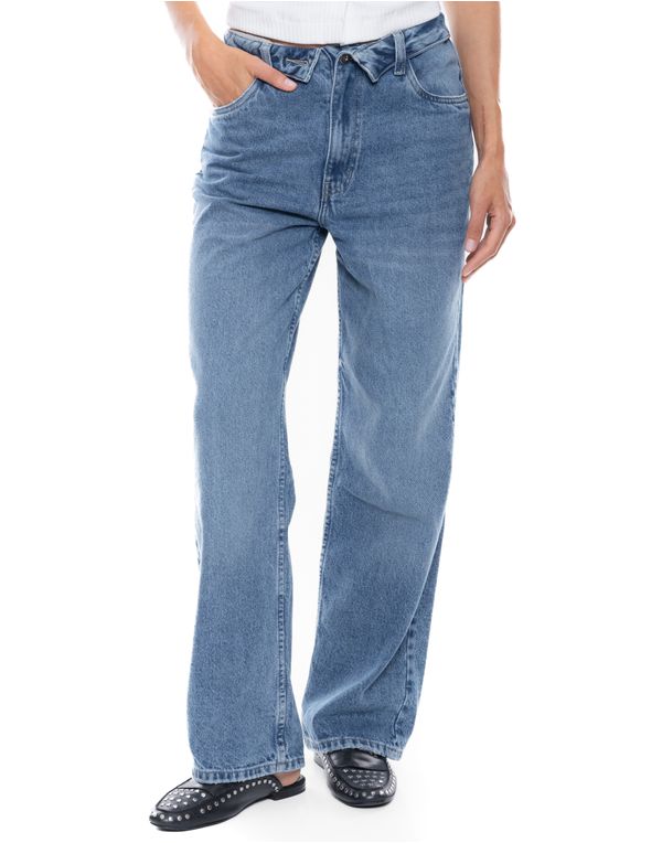 Jeans-wide-leg-azul-indigo-con-pretina-doblada-y-bolsillos-frontales.